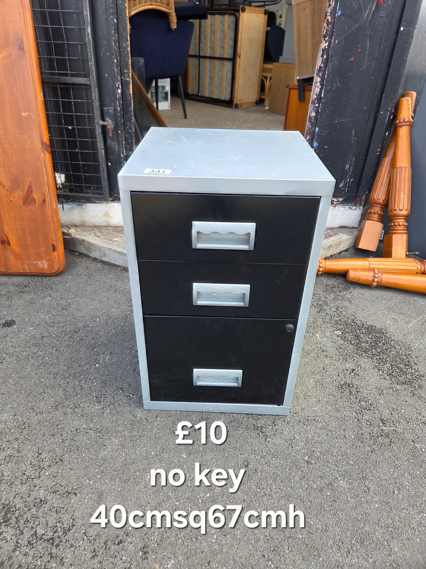Filing cabinet no key π Free delivery in Leicester π