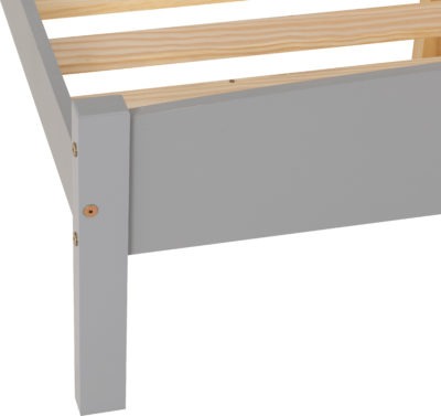 Amber 4'6" Bed
Grey Slate