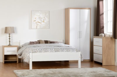 Amber 4'6" Bed
White