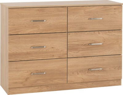 Dakota 6 Drawer Chest
Oak Effect