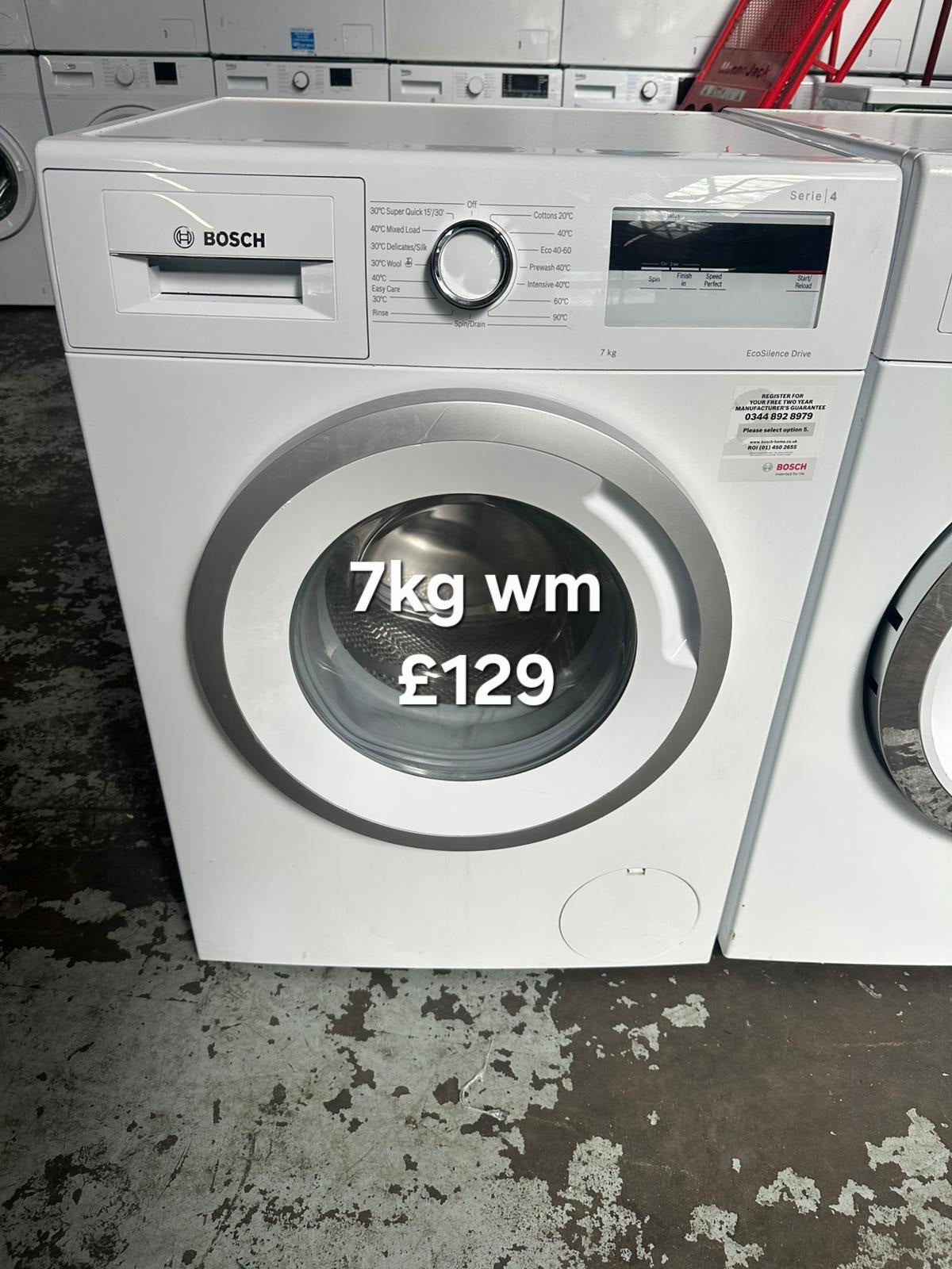 Bosch 7kg washing machine π Free Delivery π 120 Days Warranty π