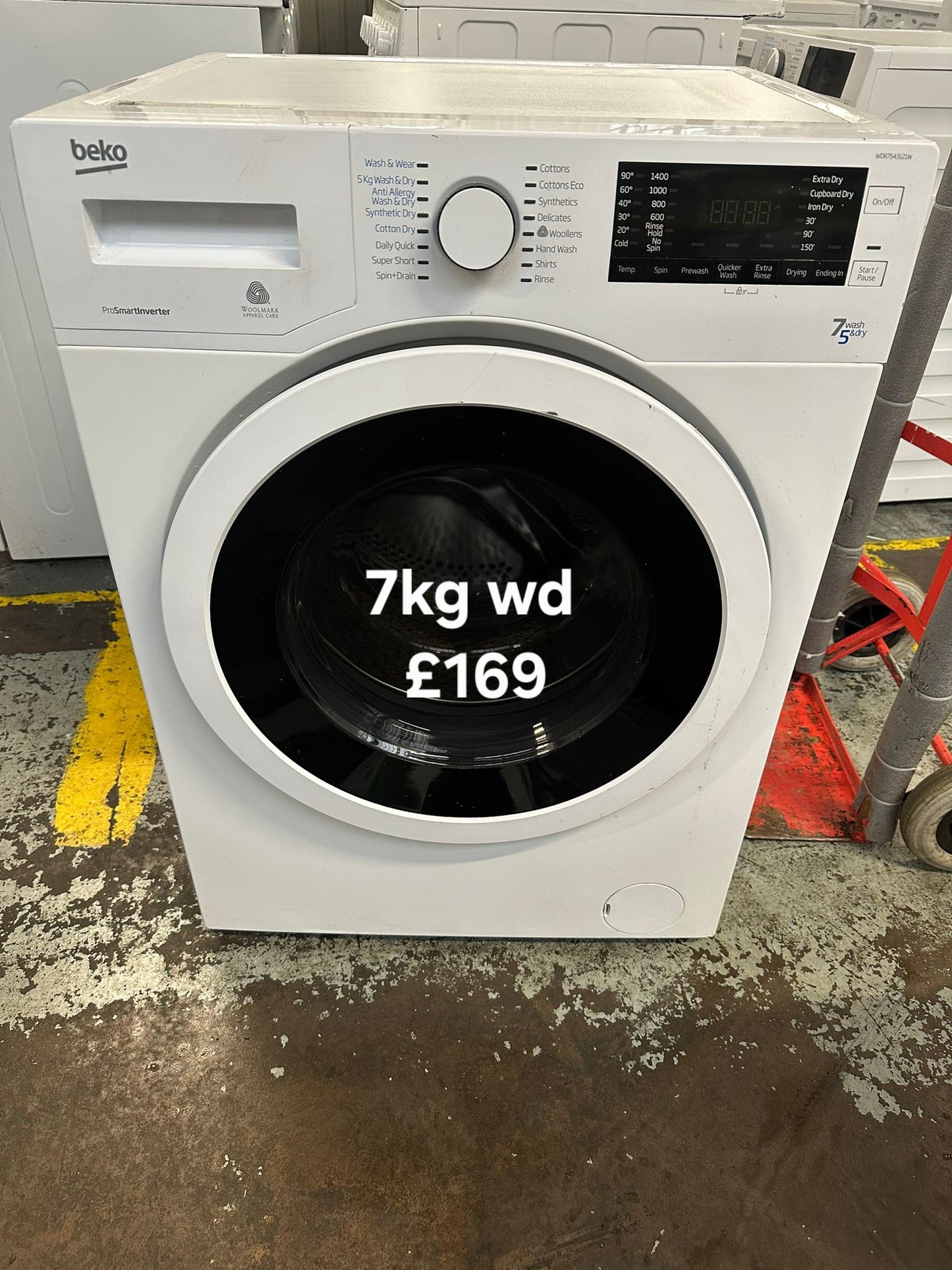 Beko 7kg washer dryer π Free Delivery π 120 Days Warranty π