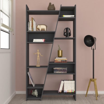 Naples Tall Bookcase
Grey