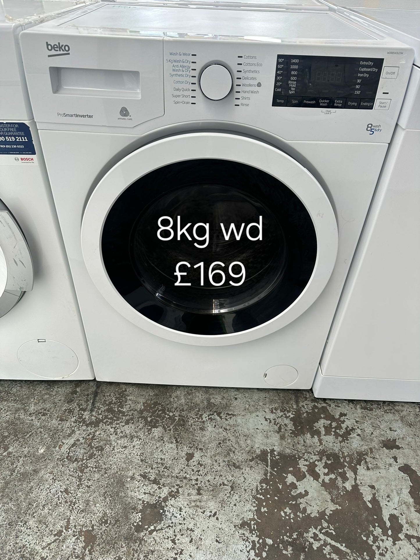 beko 8kg washer dryer π Free Delivery π 120 Days Warranty π