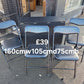 Foldaway table and 4 chairs 🌟 Free delivery in Leicester 🌟