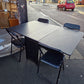 Foldaway table and 4 chairs 🌟 Free delivery in Leicester 🌟