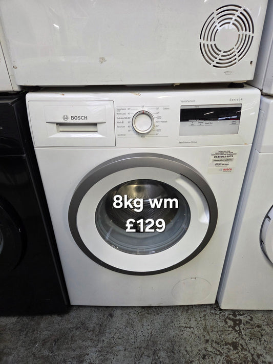 Bosch 8kg washing machine 🌟 Free Delivery 🌟 120 Days Warranty 🌟
