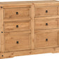 Corona 6 Drawer Chest
Distressed Waxed Pine