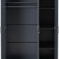 Dakota 3 Door Wardrobe
Dark Grey