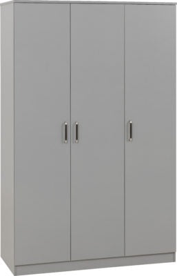 Dakota 3 Door Wardrobe
Light Grey