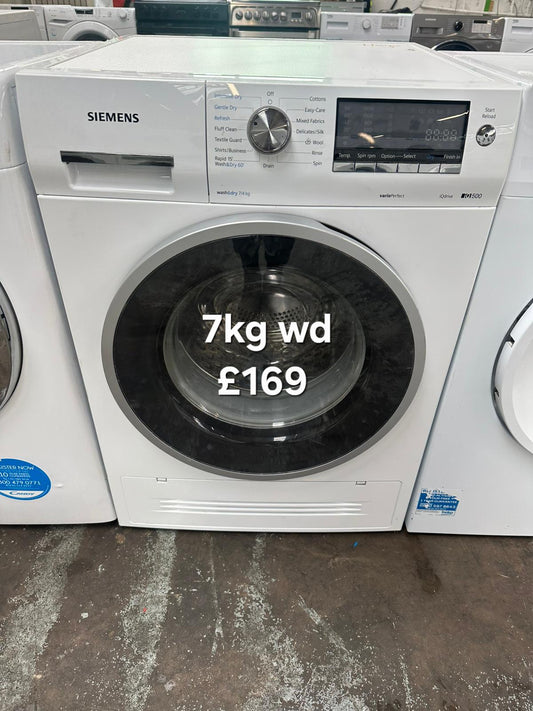 Siemens 7kg washer dryer 🌟 Free Delivery 🌟 120 Days Warranty 🌟