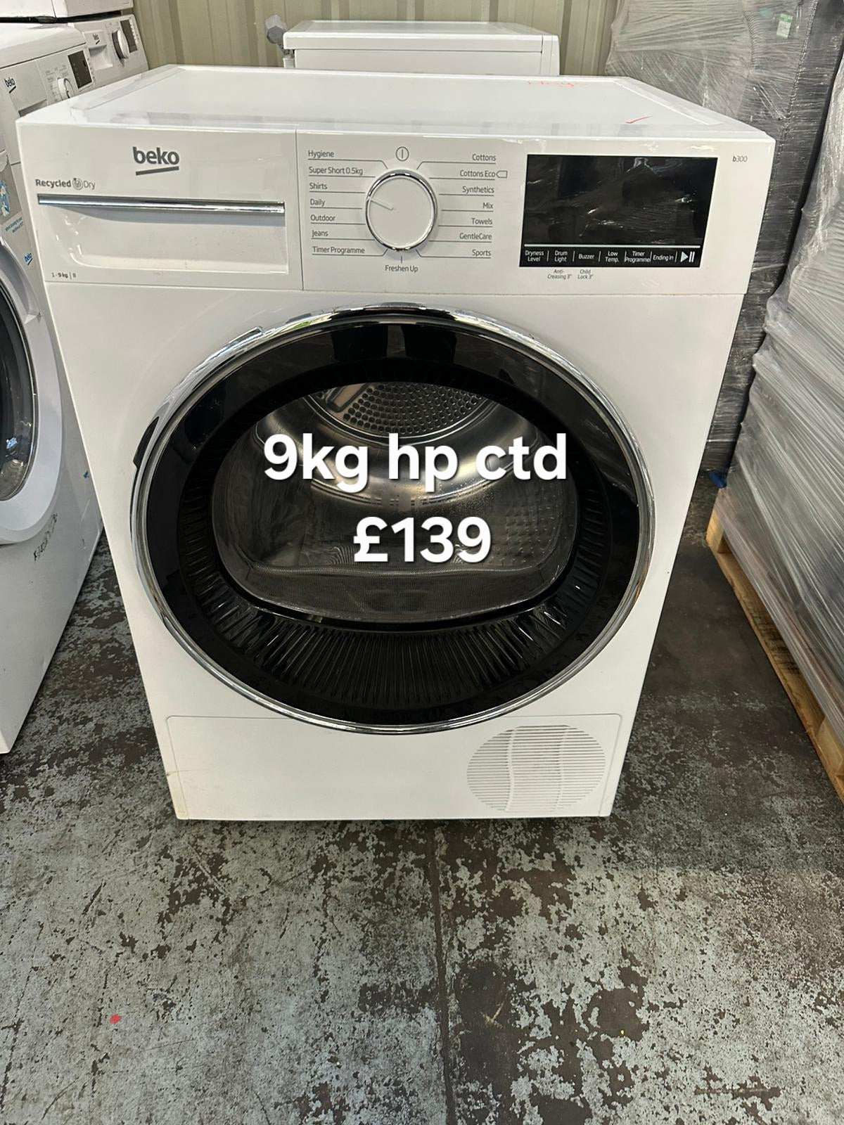 Beko 9kg heat pump condenser dryer 🌟 Free Delivery 🌟 120 Days Warranty 🌟