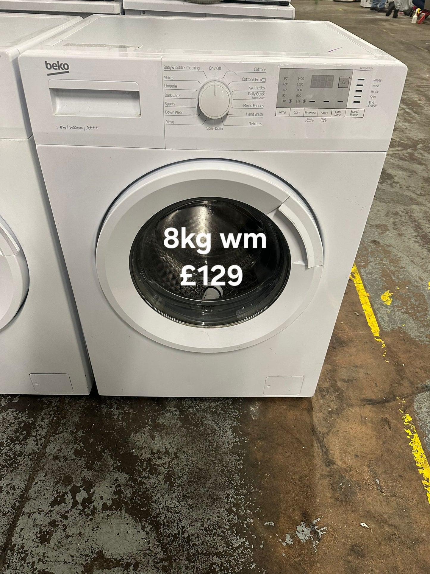 Beko 8kg washing machine 🌟 Free Delivery 🌟 120 Days Warranty 🌟