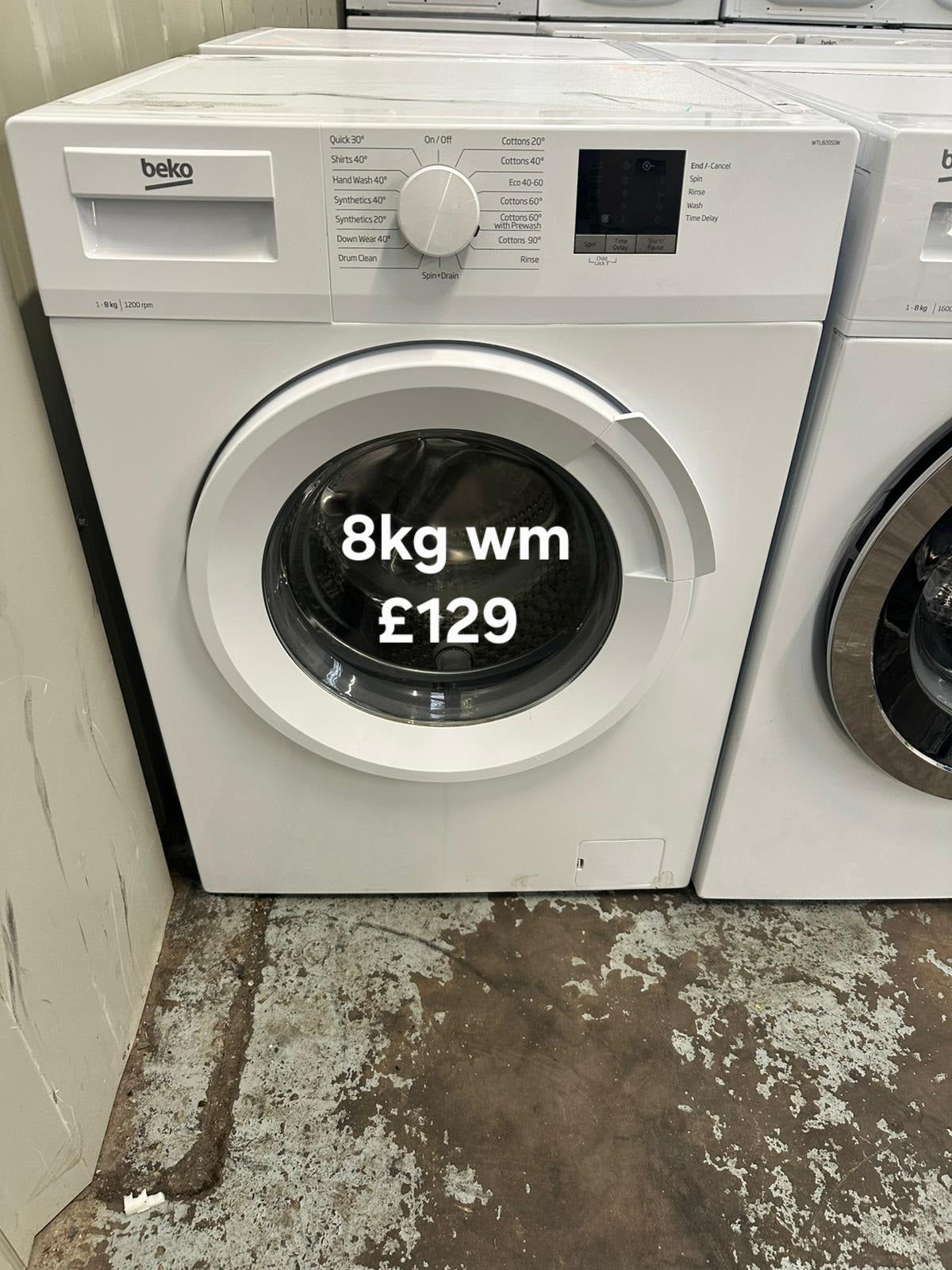 Beko 8kg washing machine 🌟 Free Delivery 🌟 120 Days Warranty 🌟