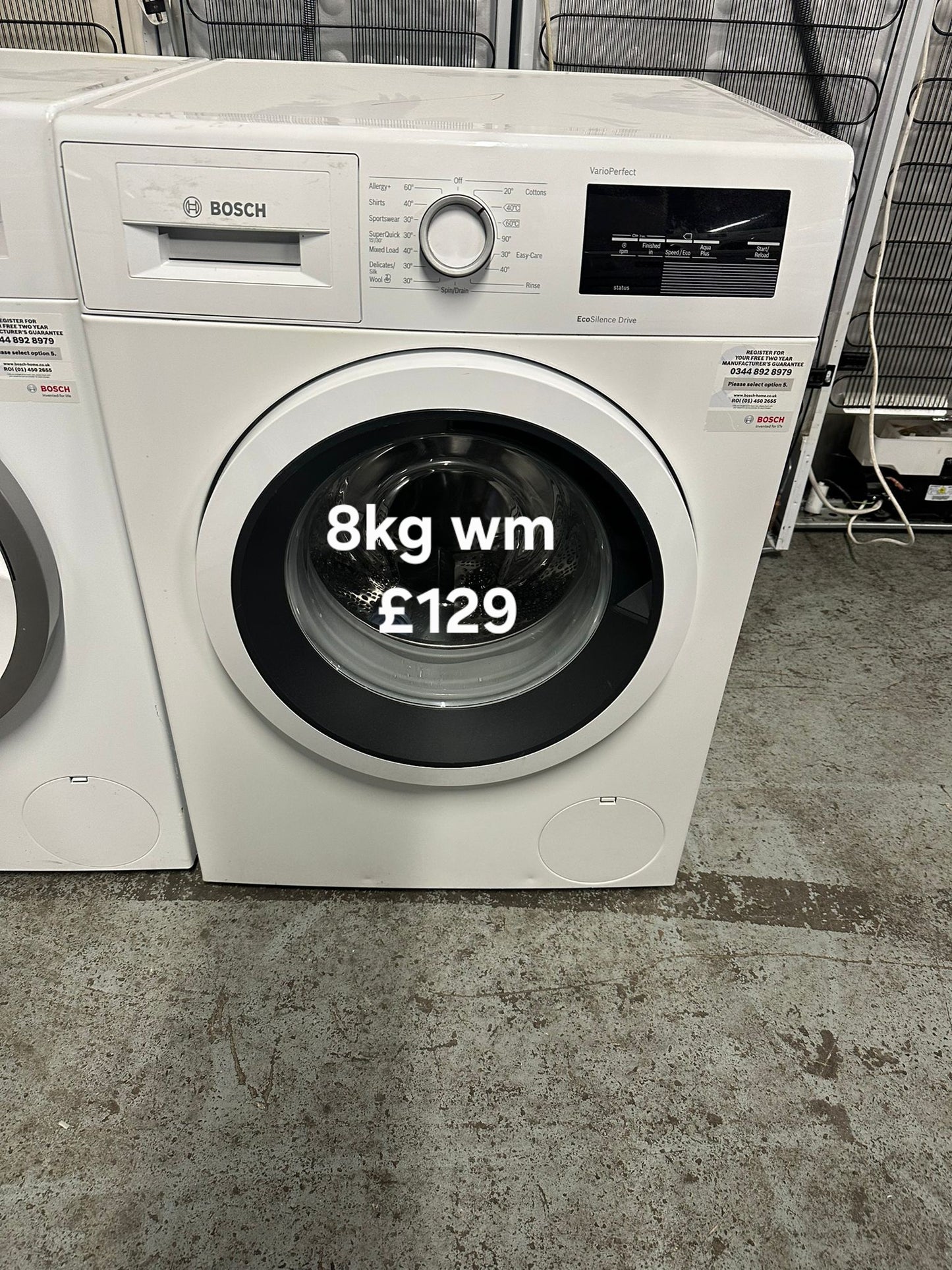 Bosch 8kg washing machine 🌟 Free Delivery 🌟 120 Days Warranty 🌟