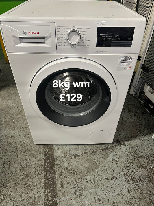 Bosch 8kg washing machine 🌟 Free Delivery 🌟 120 Days Warranty 🌟