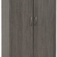 Lisbon 2 Door Wardrobe
Black Wood Grain