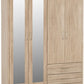 Lisbon 4 Door Wardrobe
Light Oak Effect Veneer