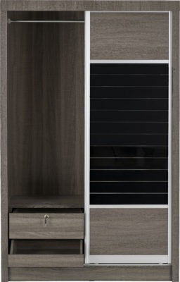 Lisbon 2 Door Sliding Wardrobe
Black Wood Grain