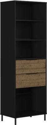 Madrid Bookcase
Black/Acacia Effect