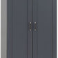 Portland 2 Door Wardrobe
Grey/Oak Effect