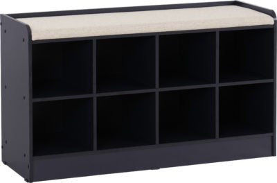 Portland Shoe Bench
Navy Blue/Cream Fabric