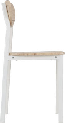 Riley Small Dining Set
White/Light Oak Effect Veneer