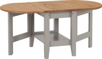 Santos Drop Leaf Coffee Table
Grey Slate/Distressed Waxed Pine