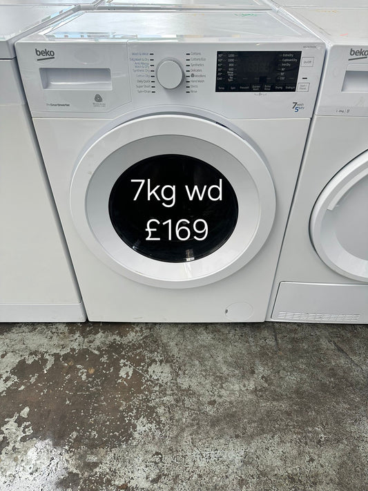 beko 7kg washer dryer 🌟 Free Delivery 🌟 120 Days Warranty 🌟