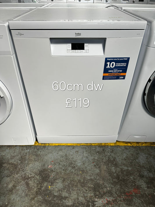 beko 60cm dishwasher 🌟 Free Delivery 🌟 120 Days Warranty 🌟
