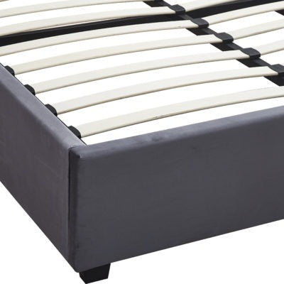 Madison Ottoman 5' Bed
Grey Velvet Fabric