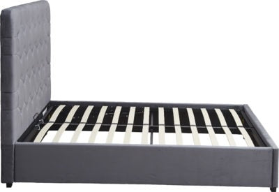 Madison Ottoman 5' Bed
Grey Velvet Fabric