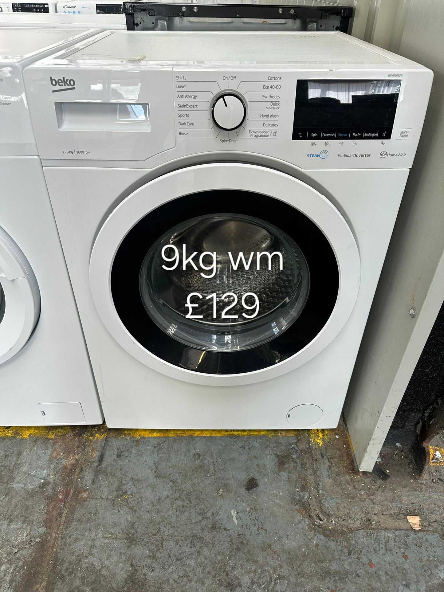beko 9kg washing machine 🌟 Free Delivery 🌟 120 Days Warranty 🌟